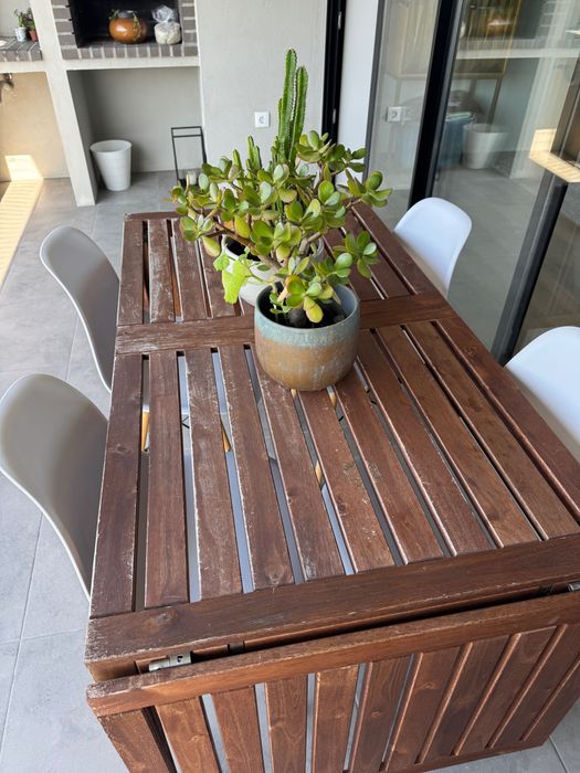 Mesa exterior IKEA extensível