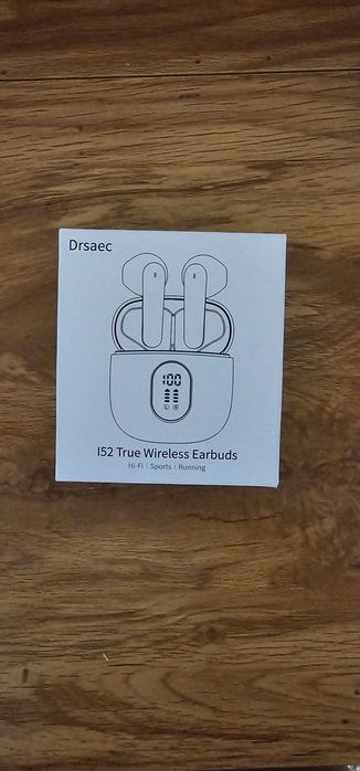 Słuchawki Bezprzewodowe Drsaec I52 Bluetooth 5.3 Powerbank LED (Nowe/Stan Bdb)