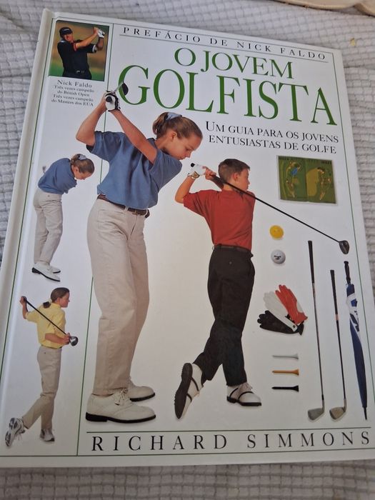 O jovem golfista