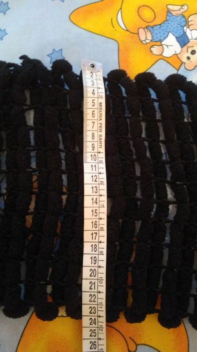 Теплий шарф жіночий, шарф на зиму. Чорний шарфик