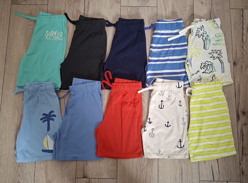 Szorty chłopięce krótkie spodenki 134 H&M,  Despacito lato