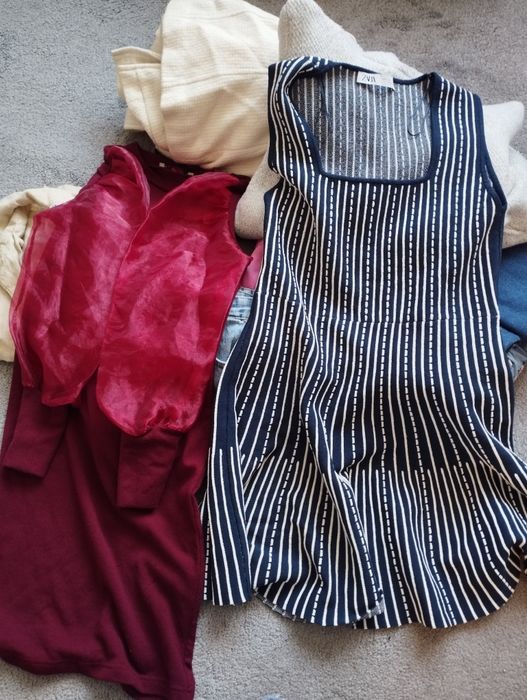 Zestaw ubrań damskich paka ciuchów L/XL