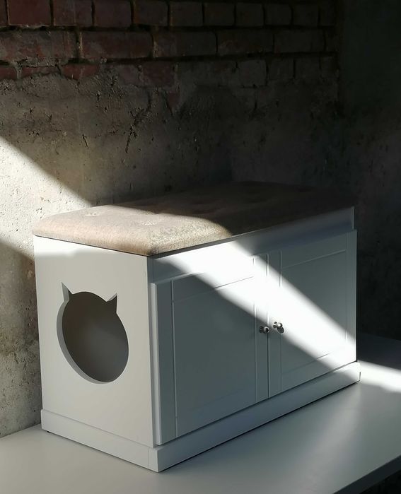 kuweta zamknięta szafka dla kota na wymiar