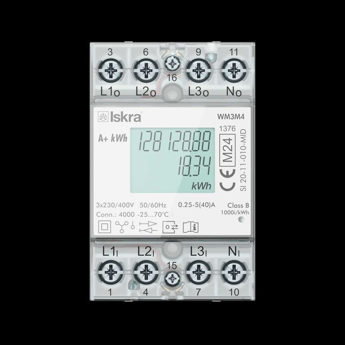 Licznik energii dwukierunkowy Phoenix Contact Iskra WM3M4C 3F Modbus RS485 PV Pompa Ciepła EV