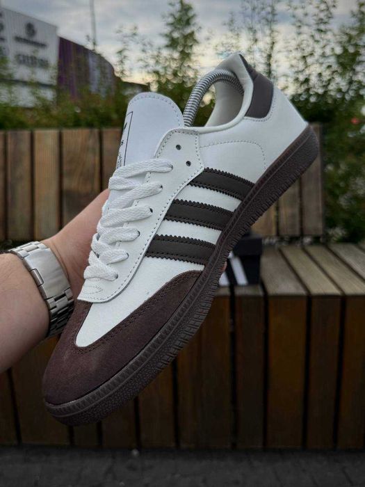 !ТОТАЛ РОЗПРОДАЖ! Adidas Samba White Brown 41 42 43 44 45