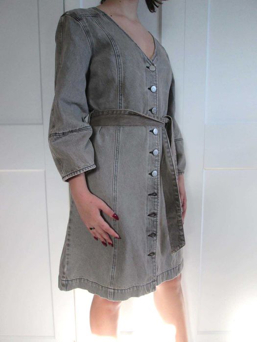 YAS jeansowa sukienka dżins bawełna M 38