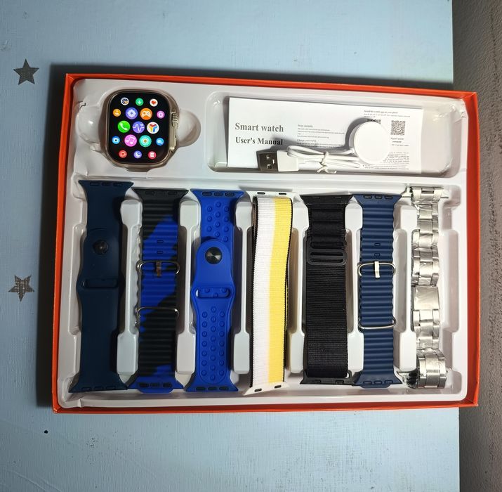 Smart Watch com 7 braceletes