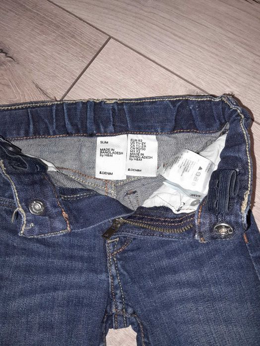 Dżinsy H&M rozmiar 92 rurki slim