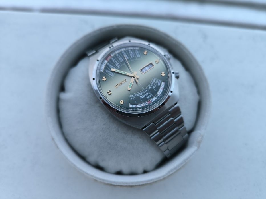 STAN NOWY lata 70 zegarek orient cesarski patelnia królewski automat