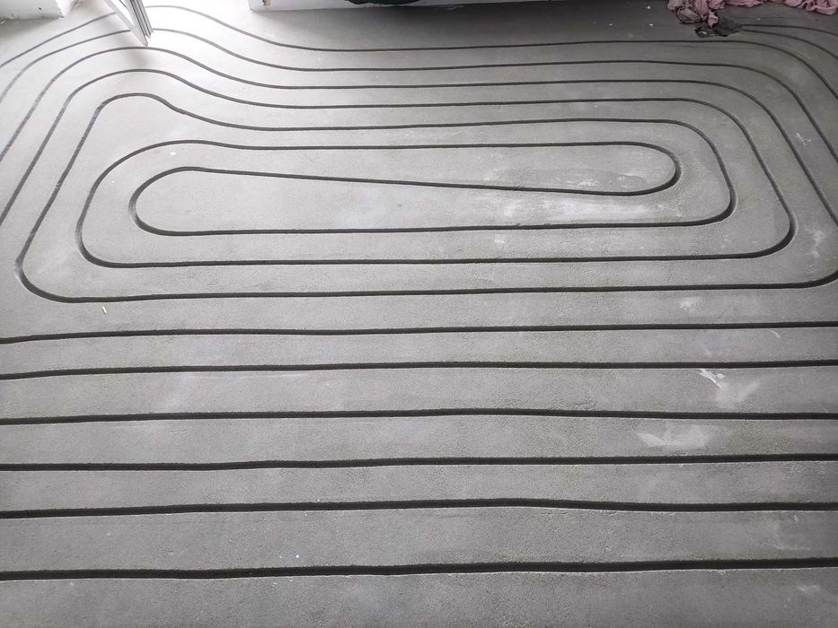 FREZOWANIE wylewki, rowków, NAJTANIEJ, ogrzewanie podłogowe, Kraków