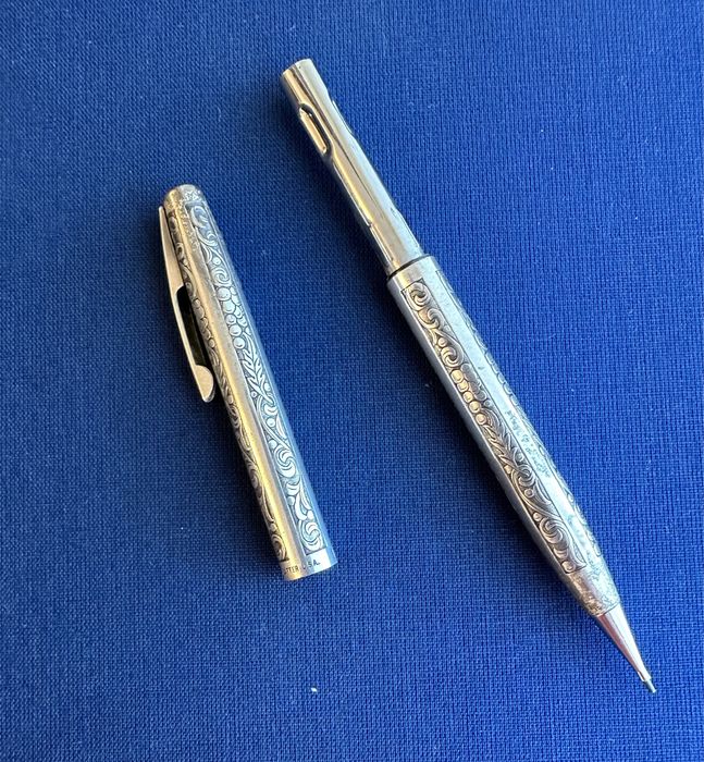 Lapiseira Sheaffer Sterling Silver em Prata - “ Vintage e Rara “