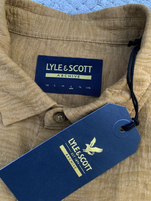 Lyle & Scott Archive Shirt Size:L сорочка плотна