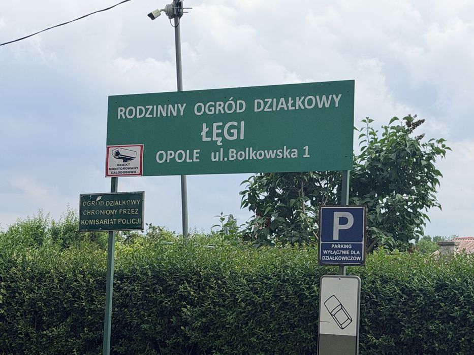 Działka ROD Łęgi