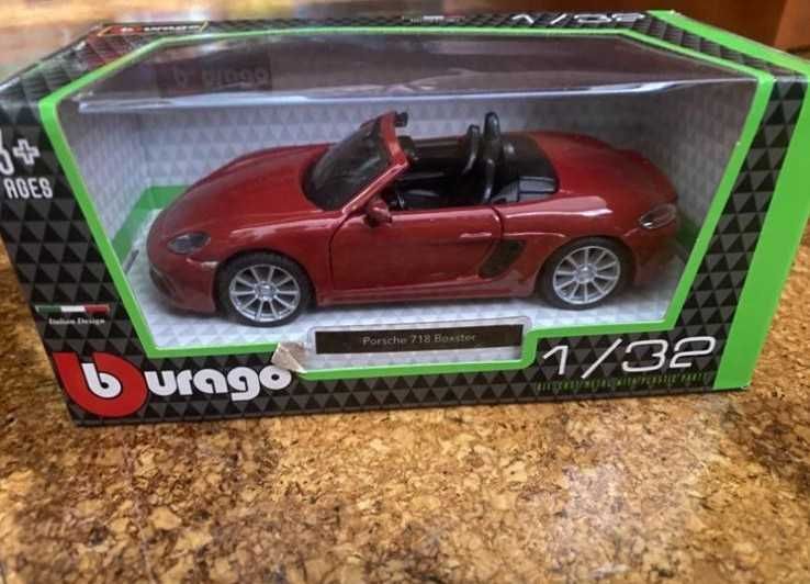Carros 1/32 Fast and Furious + Porsche 718 Boxster Buraggo Vermelho