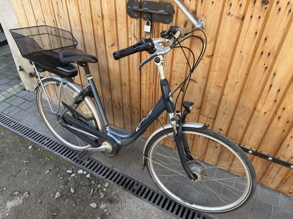 Rower Elektryczny GAZELLE GRENOBLE centralny Impulse 36 miejski M L 53