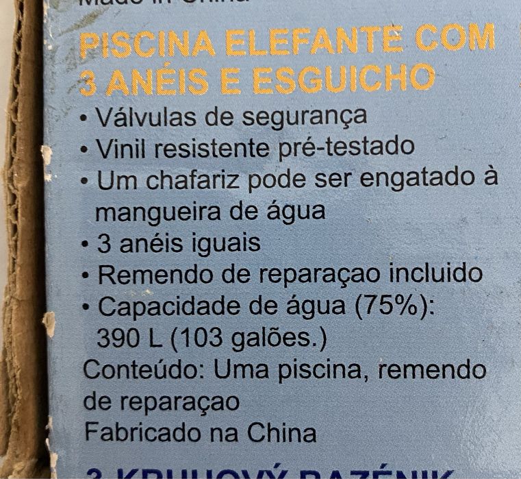 Piscina insuflavel criança