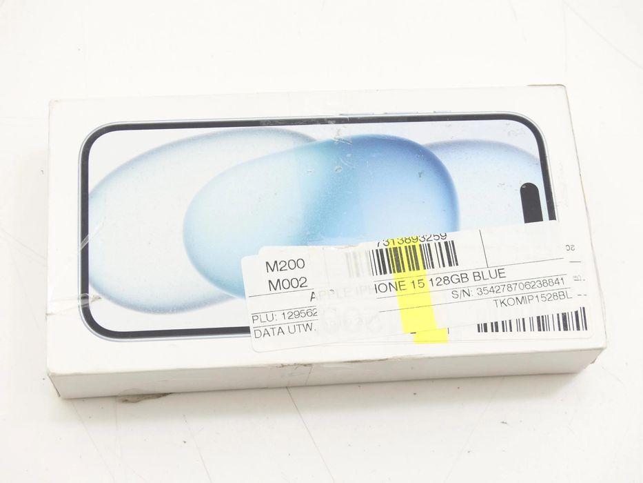 OUTLET Apple iPhone 15 128GB FV23 Gw Apple 0 cykli baterii SIM