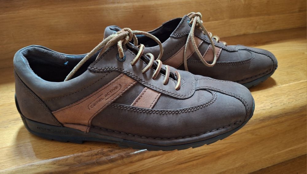 Półbuty męskie skóra brąz Camel Active Eu 42,5 uk 7,5