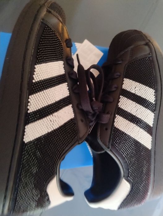 Sapatilhas Superstar II Adidas com missangas n39 1/3