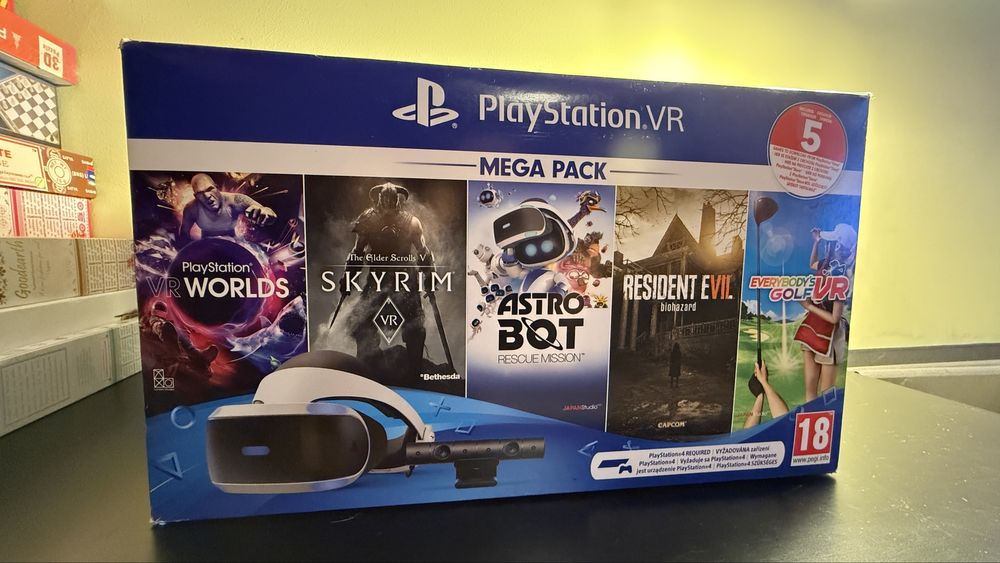 Playstation VR 1  Mega Pack 5 -  zestaw do VR! - odbior osobisty