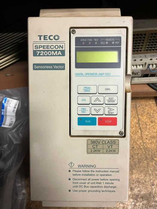 Variador de Frequência TECO 2.2kW 380V – SPEECON 7200MA