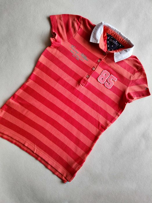 Tommy Hilfiger_ Koszulka polo w paski S