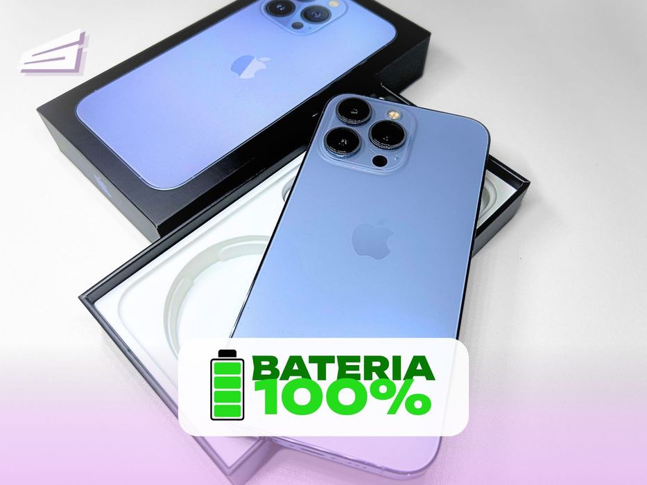 iPhone 13 Pro 128GB Niebieski | Paragon | BEZPIECZNY ZAKUP W STARKS | NOWA BATERIA 100% | Wszystko w cenie ZERO DOPŁAT