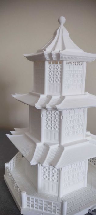 Lampada em forma de pagode
