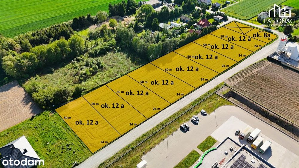 Działki budowlane 7 km od Zalewu Zemborzyckiego!