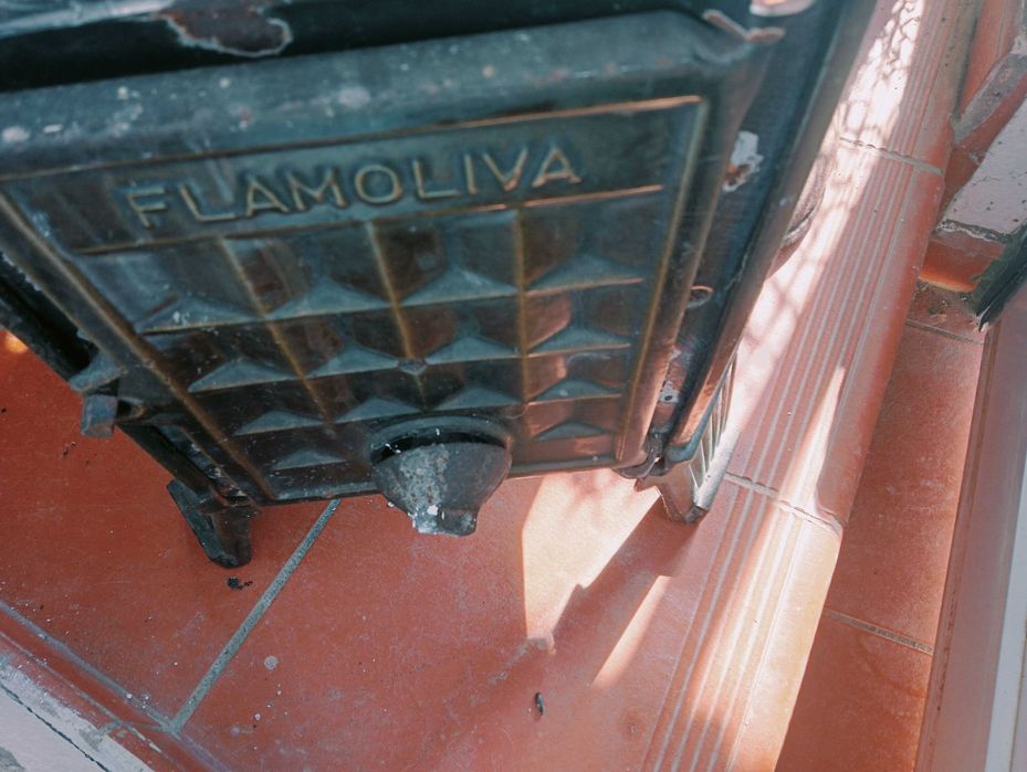 Fogão pequeno a lenha