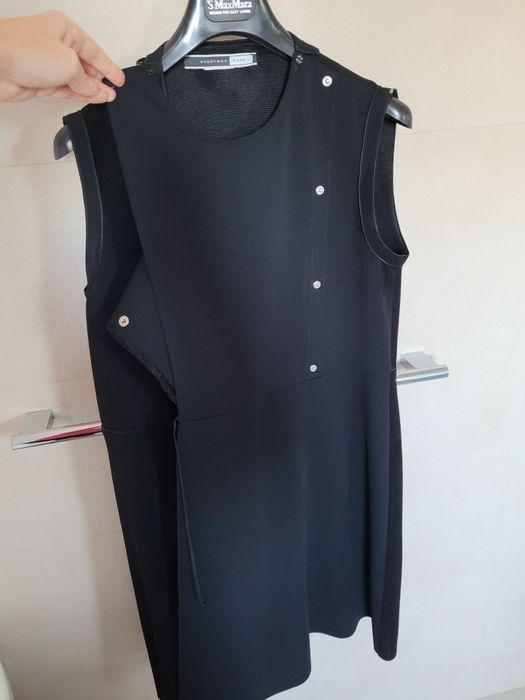 Sportmax code czarna sukienka r. 40/42