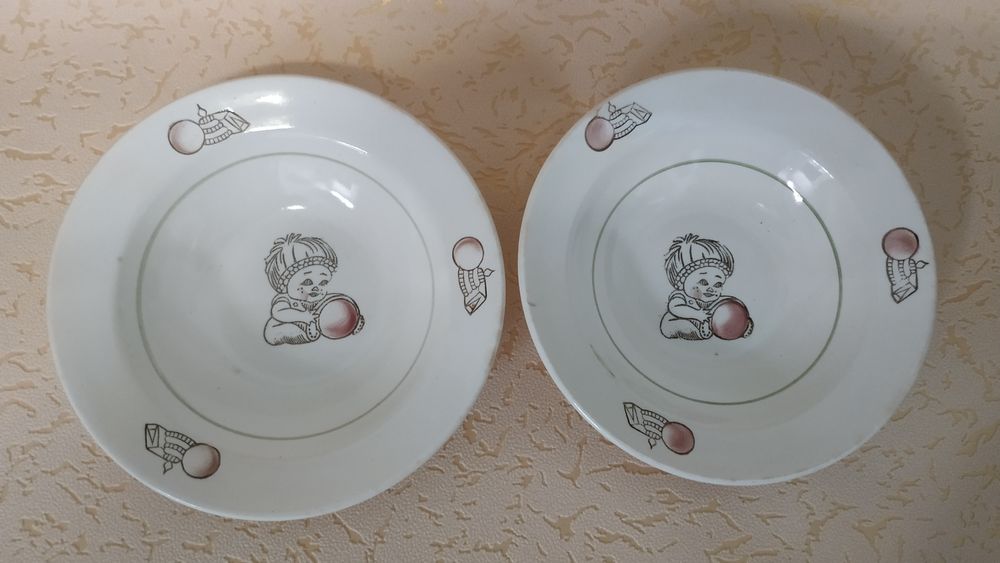 Детские тарелки СССР