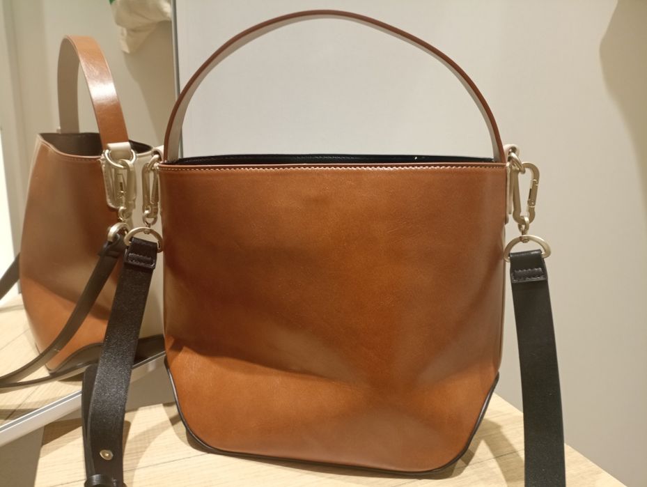 Mala Parfois Tam. M Branca e Castanha