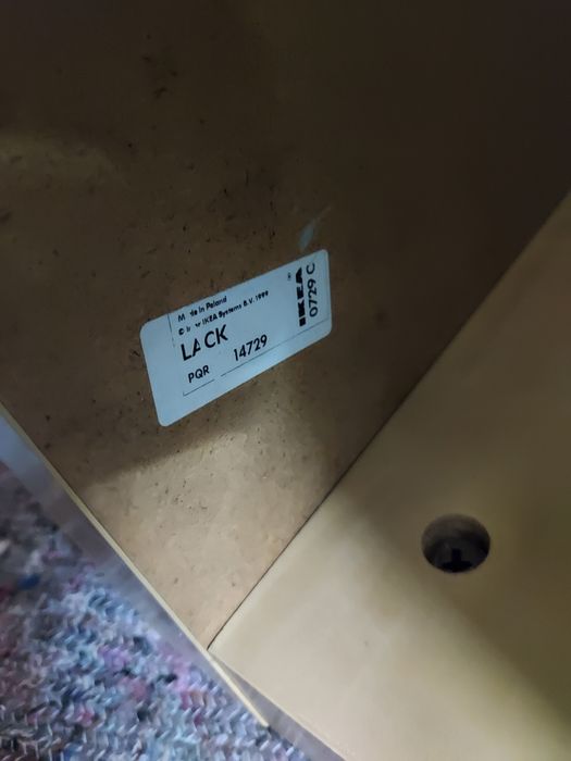 Półka stolik pod telewizor Ikea Lack