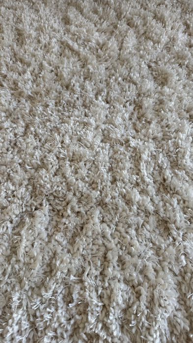 Tapete IKEA VOLLERSLEV de Pelo Alto – Branco – 200 × 300 cm