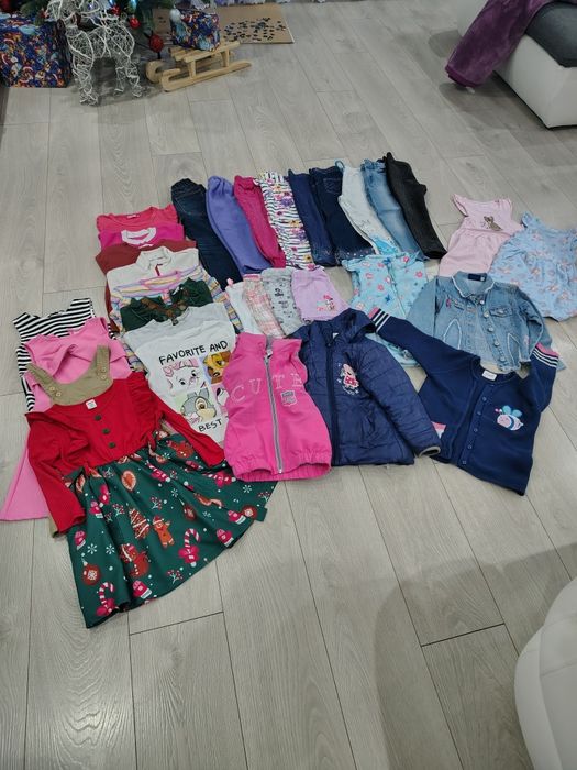 Paka ubranek 92-98 dziewczynka