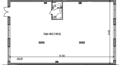Продаж комерційного приміщення 146 м2 у Брюховичах