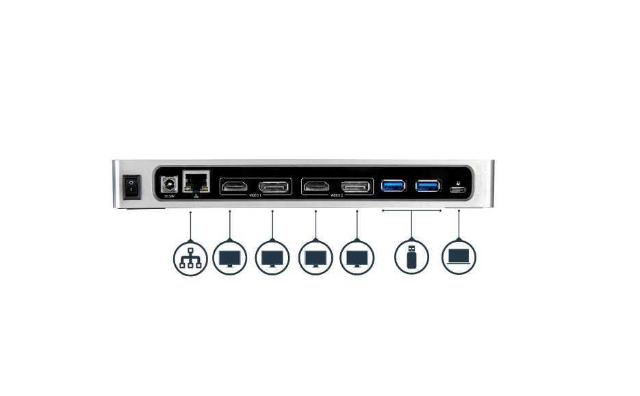 USB-C USB-A 4K 60Hz Thunderbolt 3 macOS StarTech dk30a2dh