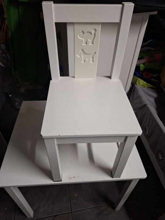 Mesa e cadeira Kritter criança