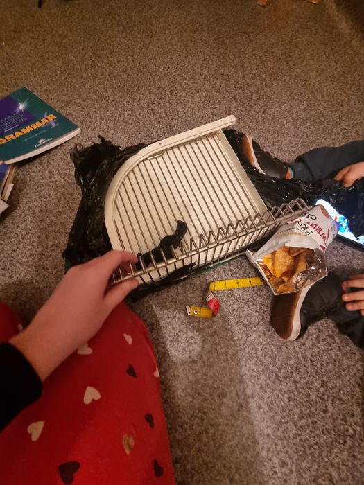 metalowy ociekacz na naczynia ikea