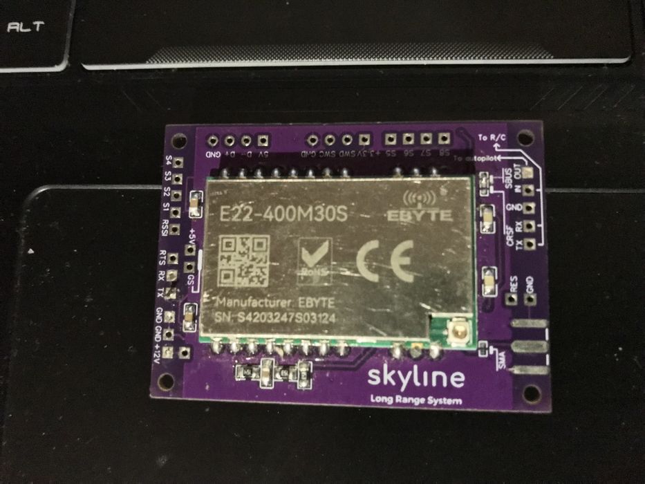 LRS модуль Skyline SX1268 (E22-400M30S), 1W, 410–490 MHz