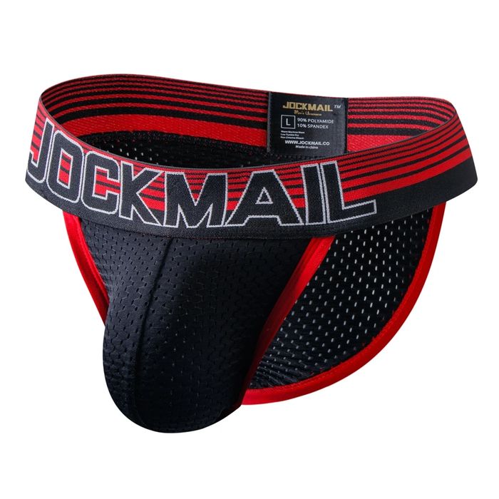 Męskie siateczkowe slipy TANGA oddychające na lato JOCKMAIL - L