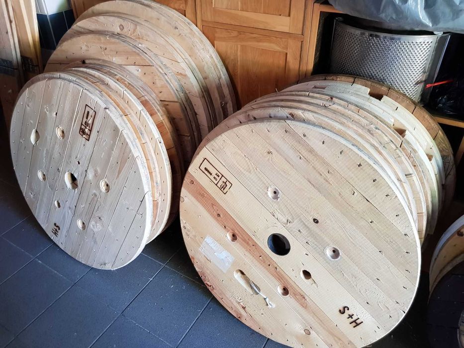 Blat na stół drewniany loft talerz okrągły 80cm ŁADNE JASNE inne