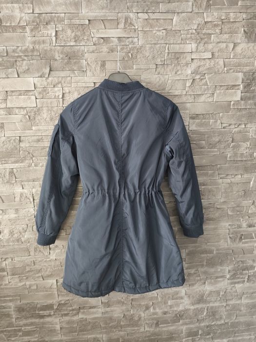 Granatowa wiosenna kurtka parka Lindex r. 146