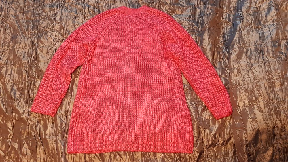 Красивый очень тёплый кардиган Tom Tailor с карманами, размер 56