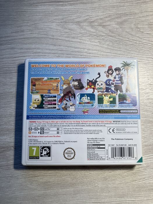 Pokemon Moon - gra nintendo 2/3ds -/xl