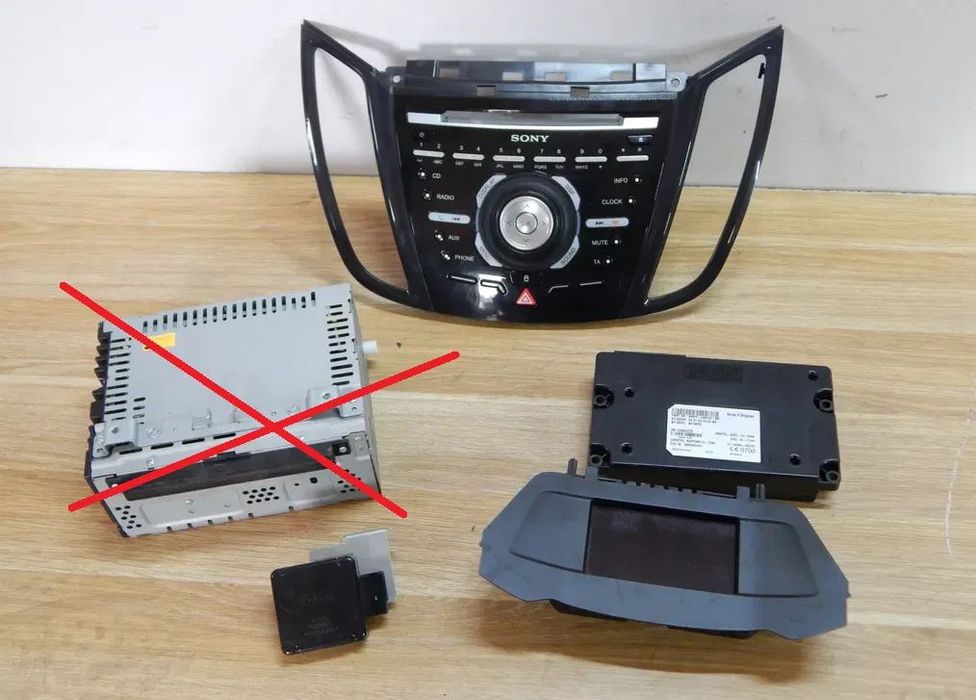 Radio wyświetlacz panel przełacznik moduł Ford KUGA Mk2 escape modneo focus connect 13-19  Łuków części