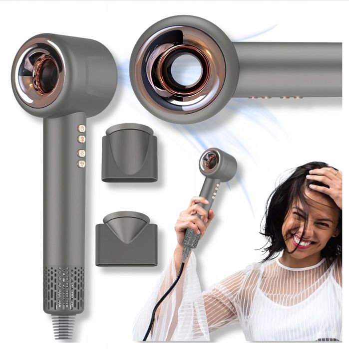 Suszarka do włosów, replika Dyson High Speed 4 tryby, cicha 3w1