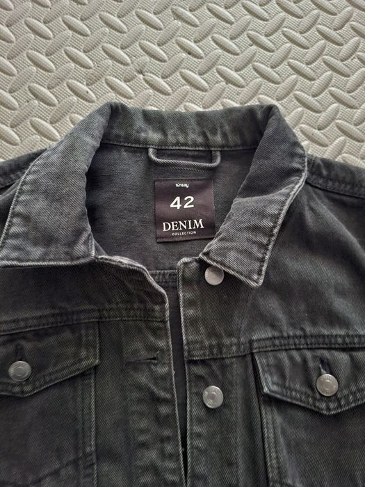 Kurtka jeansowa czarna katana 42 44