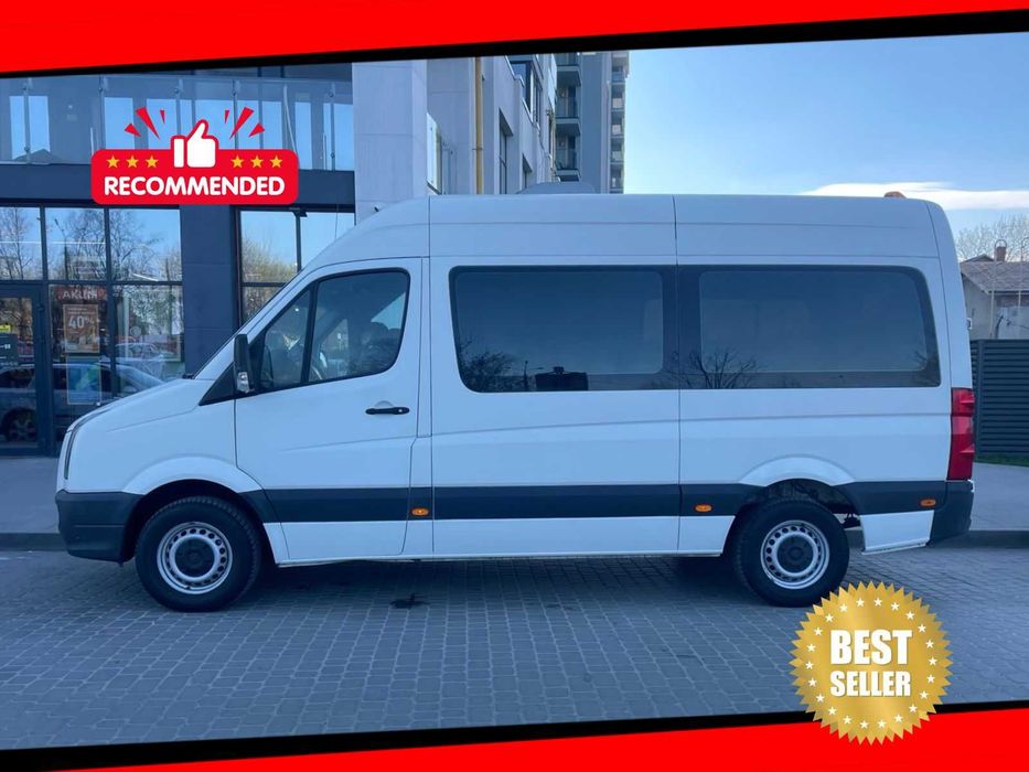 Оренда авто Volkswagen Crafter — 8 пасажирів + водій, автомат, ДИЗЕЛЬ